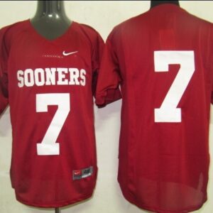 NCAA Oklahoma Sooners 7 Red Men Jersey