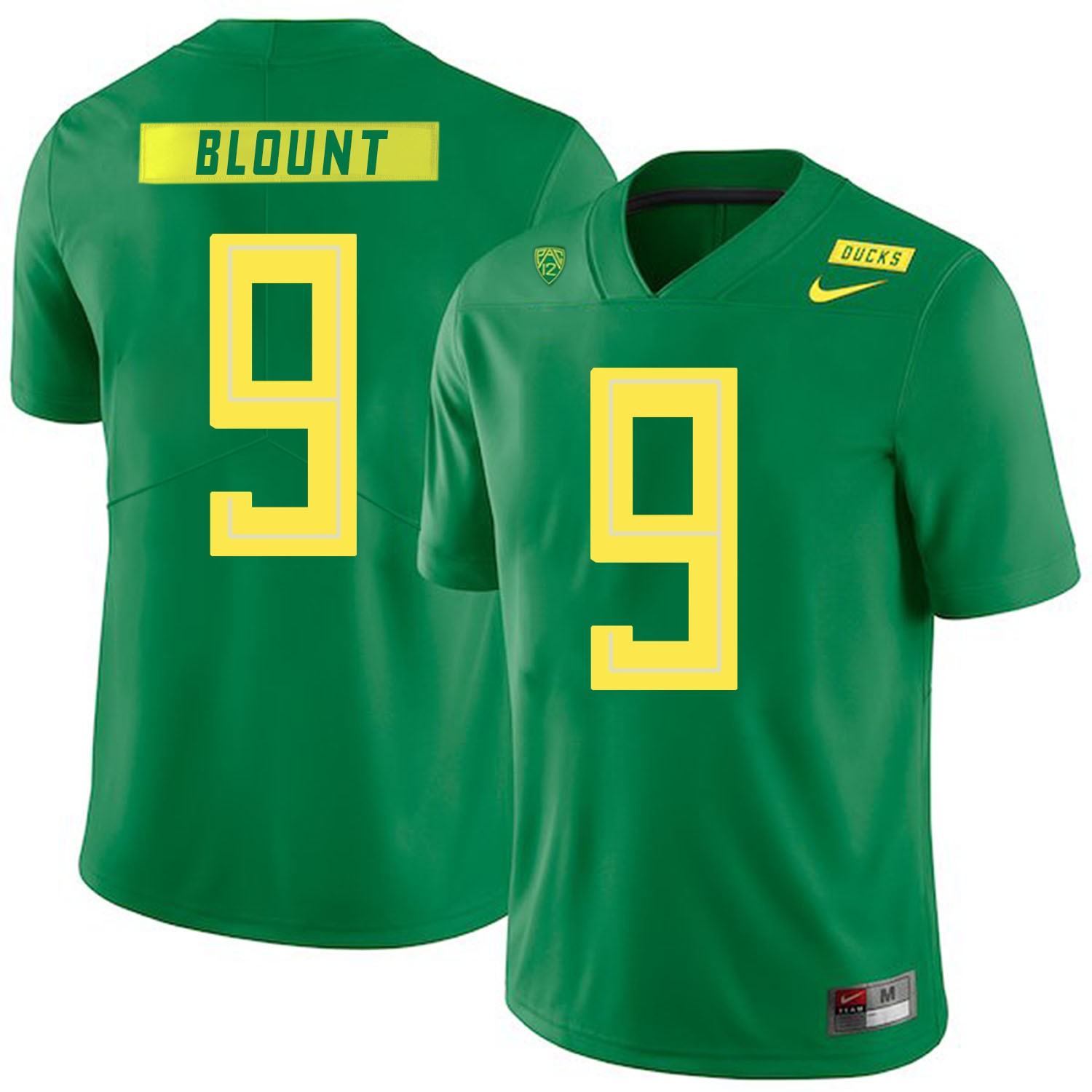 NCAA Oregon Ducks 9 LeGarrette Blount Apple Green Nike College Football Men Jersey