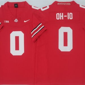 NCAA Buckeyes 0 OH-IO Red F.U.S.E. Vapor Limited Men Jersey