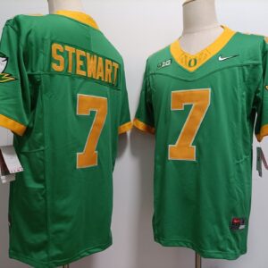 NCAA Ducks 7 Evan Stewart Green F.U.S.E. Vapor Limited Men Jersey