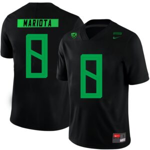 NCAA Oregon Ducks 8 Marcus Mariota Black Nike College Football Men Jersey