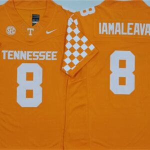 NCAA Tennessee Volunteers 8 Nico Iamaleava Orange F.U.S.E. Vapor Limited Men Jersey