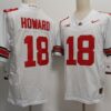 NCAA Ohio State Buckeyes 18  Will Howard White F.U.S.E. Vapor Limited Men Jersey