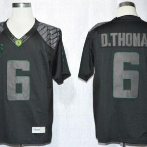 NCAA Oregon Ducks 6 De'Anthony Thomas Blackout Limited Men Jersey