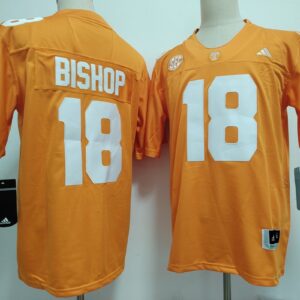 Tennessee Volunteers 18 DeSean Bishop Orange Vapor Limited Men Jersey