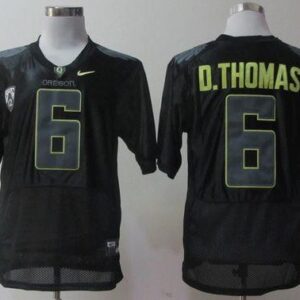 NCAA Oregon Ducks 6 De'Anthony Thomas Black Pro Combat Pac-12 Men Jersey