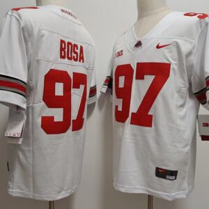 NCAA Buckeyes 97 Joey Bosa White Vapor Limited Men Jersey