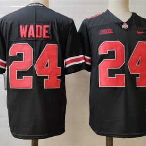 NCAA Ohio State Buckeyes 24 Wade Black Men Jersey