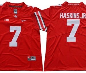NCAA Buckeyes 7 Dwayne Haskins Jr Red Limited Men Jersey