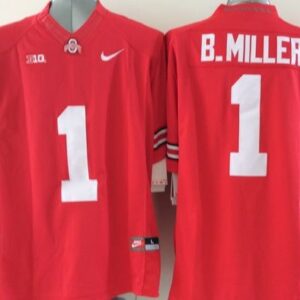 NCAA Ohio State Buckeyes 1 Braxton Miller Red Limited Men Jersey
