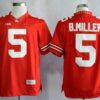 NCAA Ohio State Buckeyes 5 Braxton Miller Red Limited Men Jersey