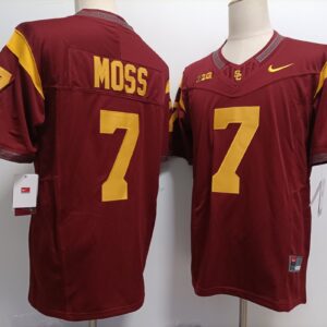 NCAA USC Trojans 7 Miller Moss Red F.U.S.E. Vapor Limited Men Jersey