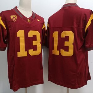 NCAA USC Trojans 13 Williams Red 2023 F.U.S.E Vapor Limited Men Jersey