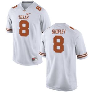 NCAA Texas Longhorns 8 Jordan Shipley White Nike Men Jersey