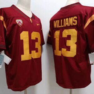 NCAA USC Trojans 13 Williams Red Limited Men Jersey