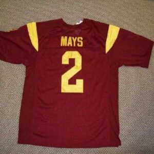 NCAA USC Trojans 2 Taylor Mays Red Men Jersey