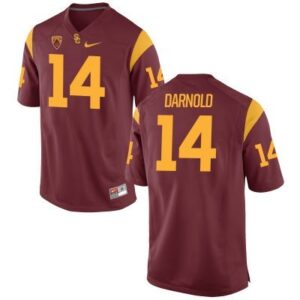 NCAA Trojans 14 Sam Darnold Red Nike Limited Men Jersey