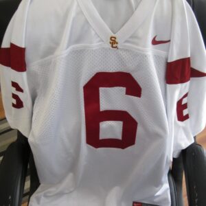 NCAA USC Trojans 6 Cody Kessler White Men Jersey