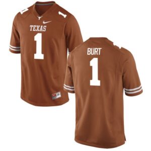 NCAA Texas Longhorns 1 John Burt Orange Nike Men Jersey