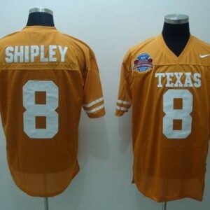 NCAA Texas Longhorns 8 Jordan Shipley Orange Men Jersey