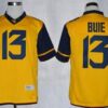 NCAA West Virginia Mountaineers 13 Andrew Buie Gold Limited Men Jersey