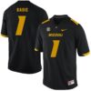 NCAA Missouri Tigers 1 Tyler Badie Black Nike College Football Men Jersey
