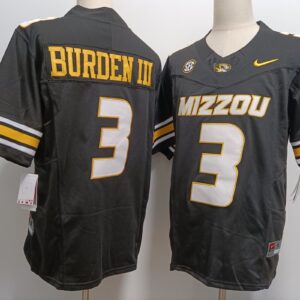 NCAA Missouri Tigers 3 Luther Burden III  Black F.U.S.E. Vapor Limited Men Jersey