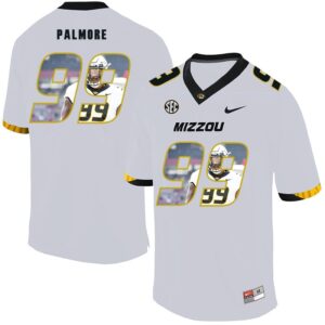 NCAA Missouri Tigers 99 Walter Palmore White Nike Fashion College Football Men Jersey