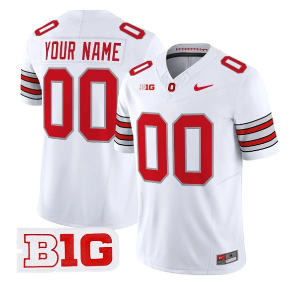 Ohio State Buckeyes Customized White 2026 F.U.S.E. Vapor Limited Men Jersey