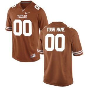 NCAA Texas Longhorns Orange Customized Men Jersey