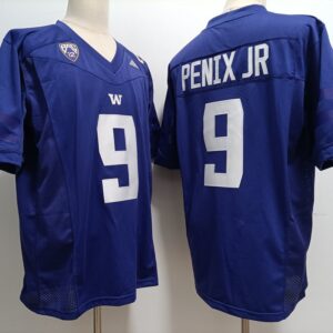 NCAA Washington Huskies 9 Michael Penix Jr. Purple Vapor Limited Men Jersey