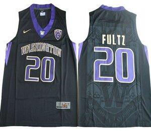 NCAA Washington Huskies 20 Markelle Fultz Black Basketball Men Jersey