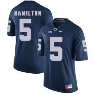 NCAA Penn State Nittany Lions 5 DaeSean Hamilton Navy Football Men Jersey