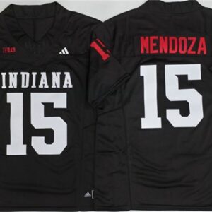 Indiana Hoosiers 15 Fernando Mendoza Black F.U.S.E. Vapor Limited Men Jersey