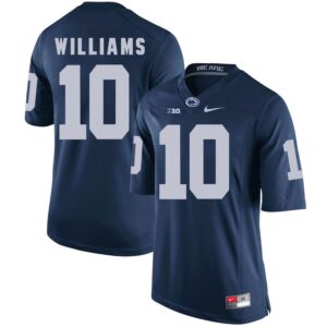 NCAA Penn State Nittany Lions 10 Trevor Williams Navy Football Men Jersey