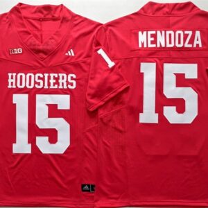 Indiana Hoosiers 15 Fernando Mendoza Red F.U.S.E. Vapor Limited Men Jersey