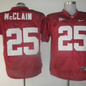 NCAA Alabama Crimson Tide 25 Rolando McClain Red Men Jersey