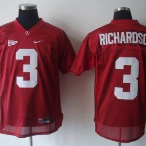 NCAA Alabama Crimson Tide 3 Trent Richardson Red Men Jersey