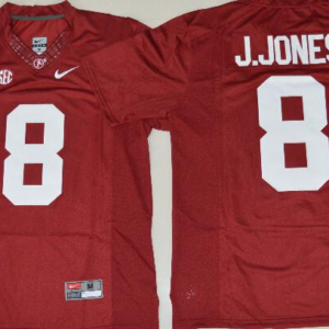 NCAA Alabama Crimson Tide 8 Julio Jones Red Men Jersey