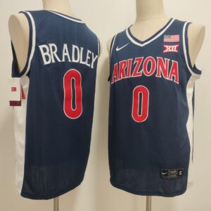 Arizona Wildcats 0 Jaden Bradley Navy Vapor Limited Men Jersey