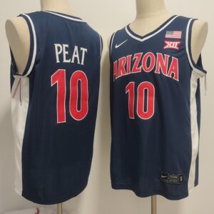Arizona Wildcats 10 Koa Peat Navy Vapor Limited Men Jersey